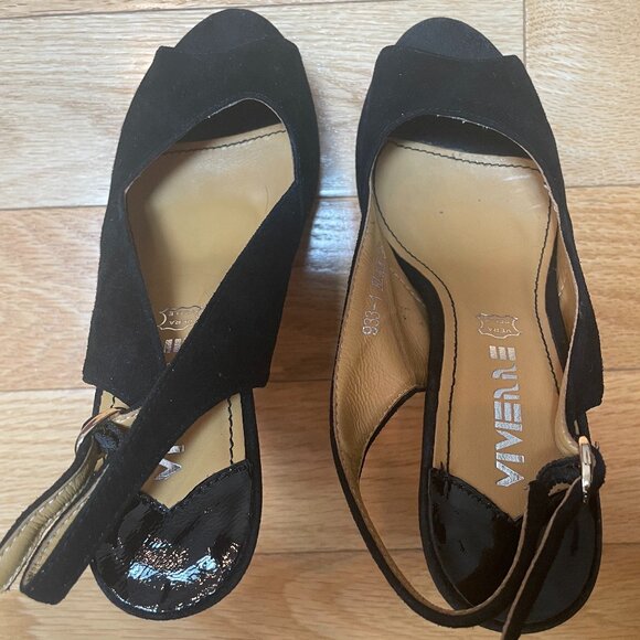 Viverre Suede and Cork Sandals - Picture 6 of 10